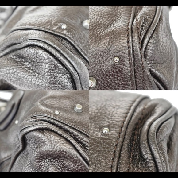 Chloe Paddington Metallic Bronze Handbag with Super Heavy Silver Hardware/Lock - Picture 8 of 12